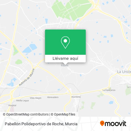 Mapa Pabellón Polideportivo de Roche