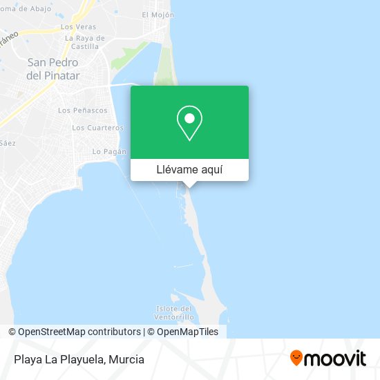 Mapa Playa La Playuela