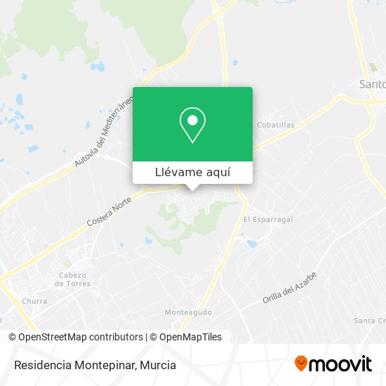 Mapa Residencia Montepinar