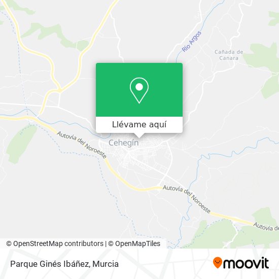 Mapa Parque Ginés Ibáñez