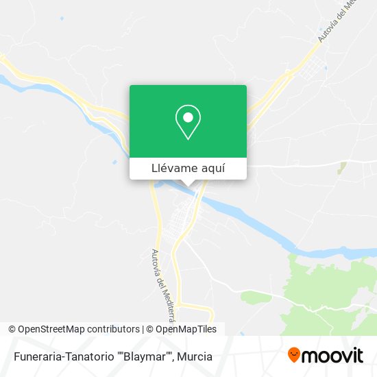 Mapa Funeraria-Tanatorio ""Blaymar""