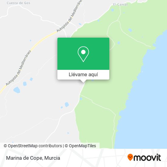 Mapa Marina de Cope