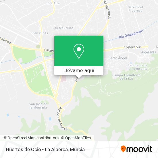 Mapa Huertos de Ocio - La Alberca