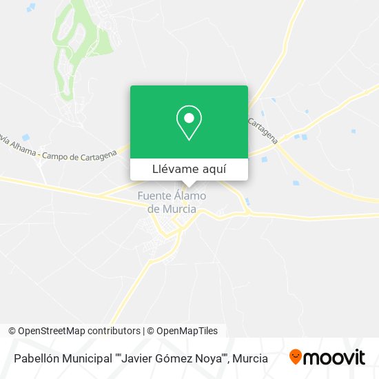 Mapa Pabellón Municipal ""Javier Gómez Noya""