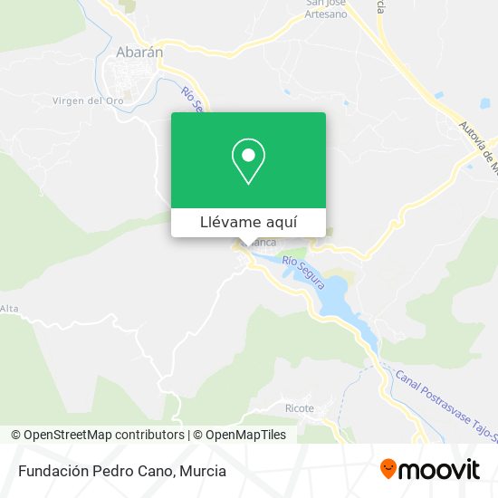 Mapa Fundación Pedro Cano