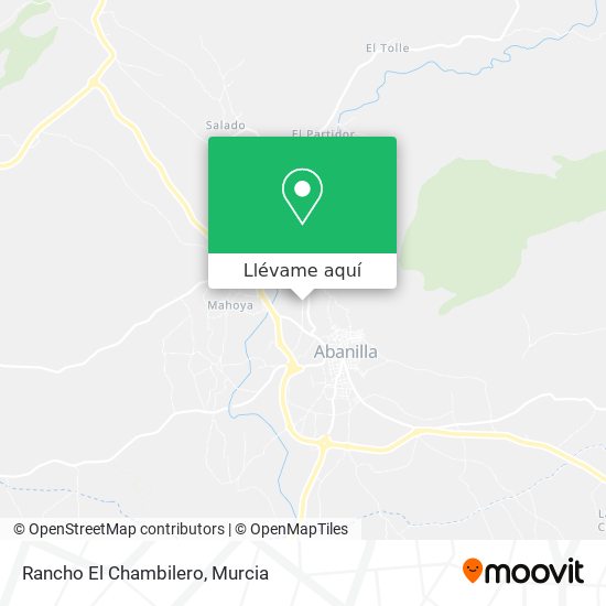 Mapa Rancho El Chambilero
