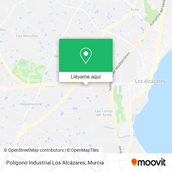 Mapa Polígono Industrial Los Alcázares