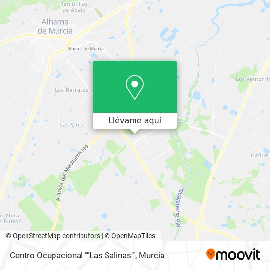 Mapa Centro Ocupacional ""Las Salinas""