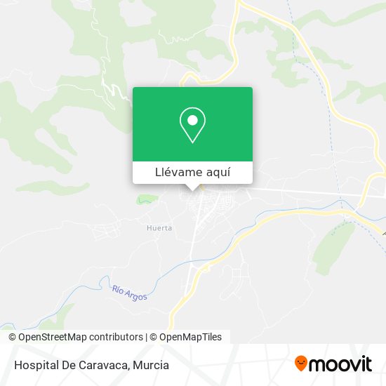 Mapa Hospital De Caravaca
