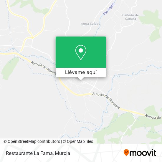 Mapa Restaurante La Fama