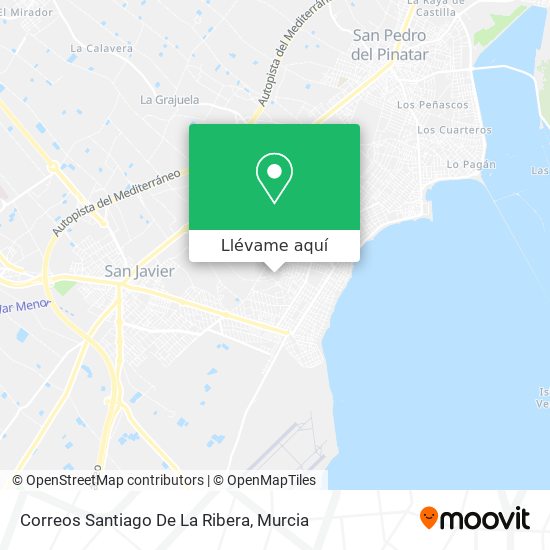 Mapa Correos Santiago De La Ribera