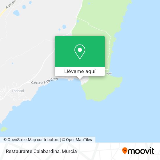 Mapa Restaurante Calabardina