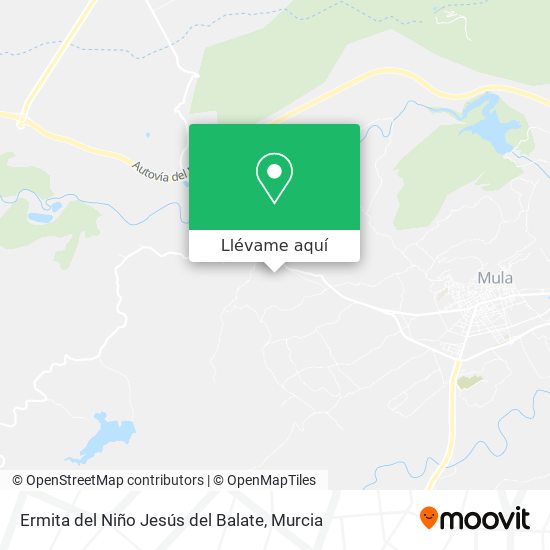 Mapa Ermita del Niño Jesús del Balate