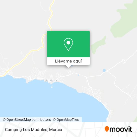 Mapa Camping Los Madriles