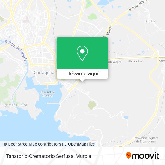 Mapa Tanatorio-Crematorio Serfusa