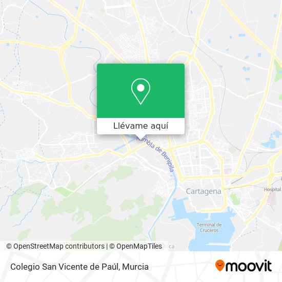 Mapa Colegio San Vicente de Paúl