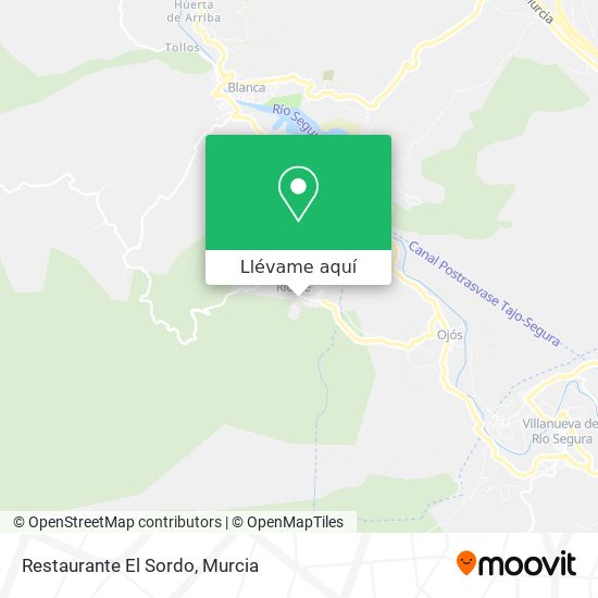 Mapa Restaurante El Sordo