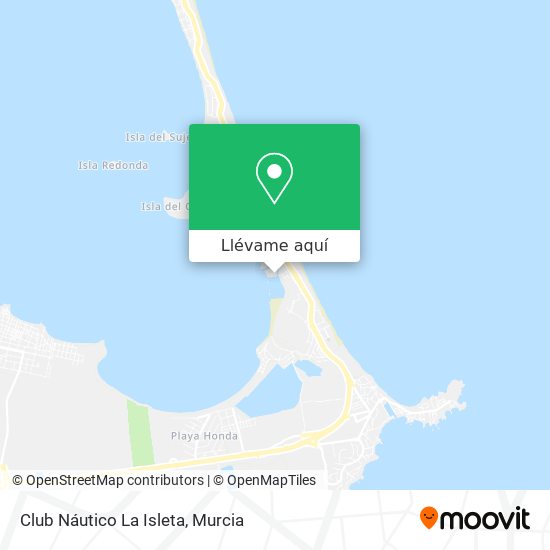 Mapa Club Náutico La Isleta