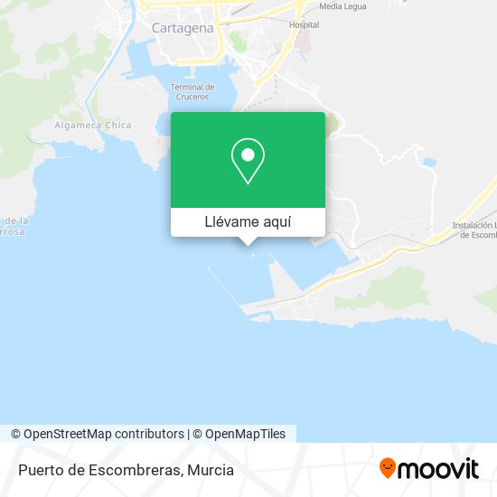 Mapa Puerto de Escombreras