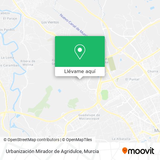 Mapa Urbanización Mirador de Agridulce