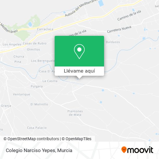 Mapa Colegio Narciso Yepes