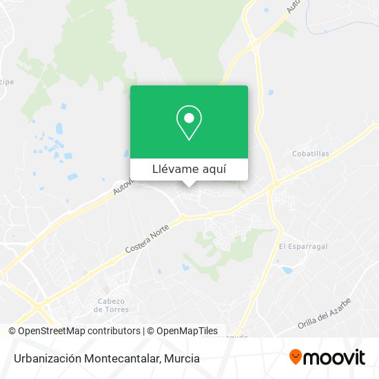 Mapa Urbanización Montecantalar