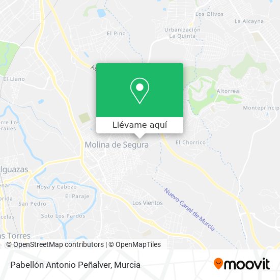 Mapa Pabellón Antonio Peñalver