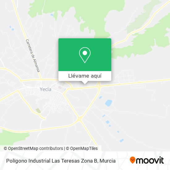 Mapa Polígono Industrial Las Teresas Zona B