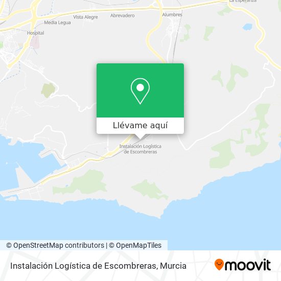 Mapa Instalación Logística de Escombreras