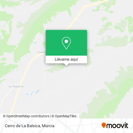 Mapa Cerro De La Balsica