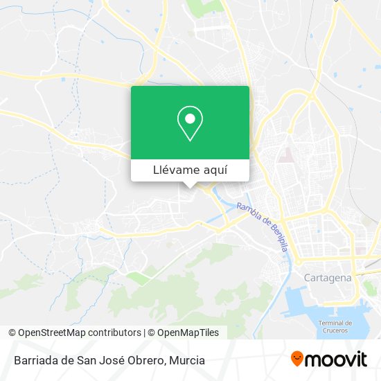 Mapa Barriada de San José Obrero