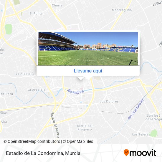 Mapa Estadio de La Condomina