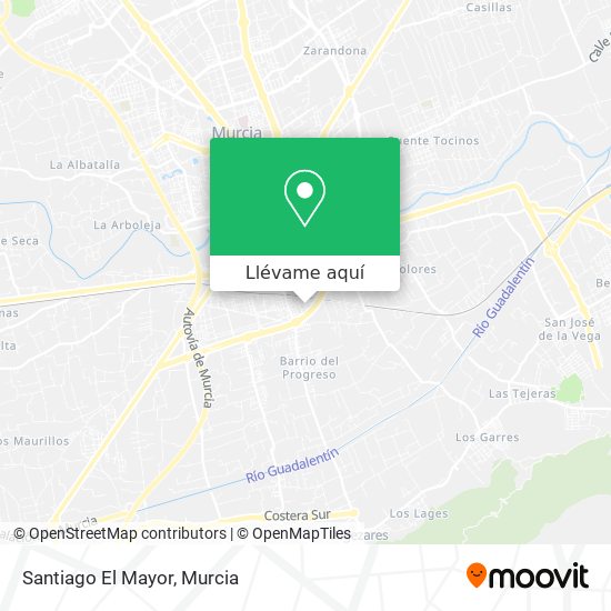 Mapa Santiago El Mayor