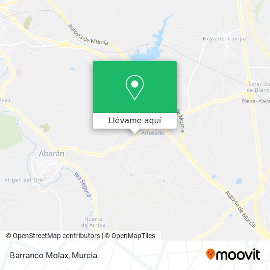Mapa Barranco Molax