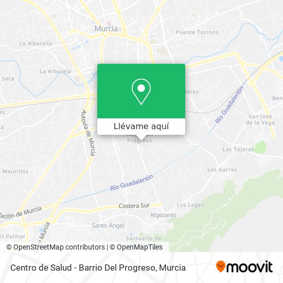 Mapa Centro de Salud - Barrio Del Progreso