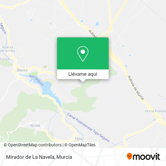 Mapa Mirador de La Navela