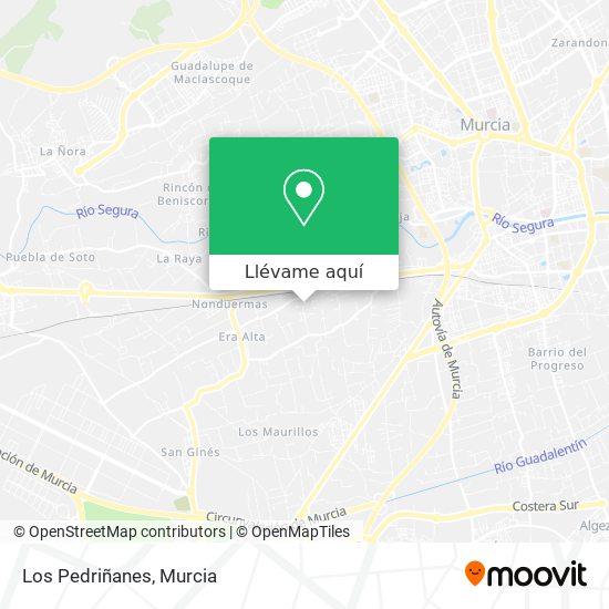 Mapa Los Pedriñanes