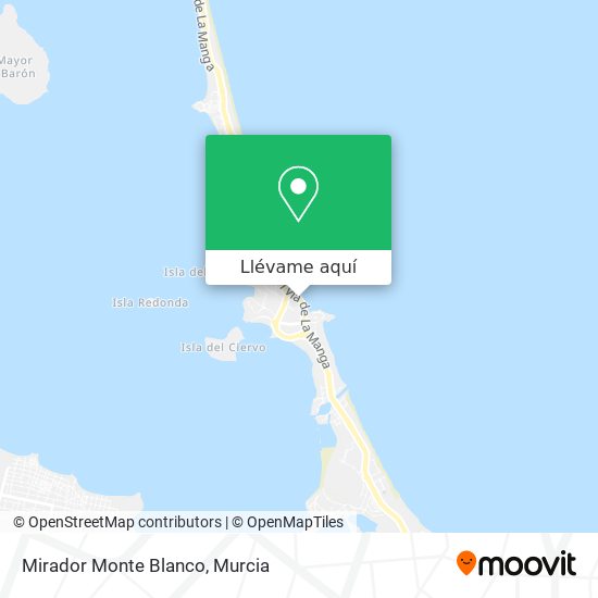 Mapa Mirador Monte Blanco