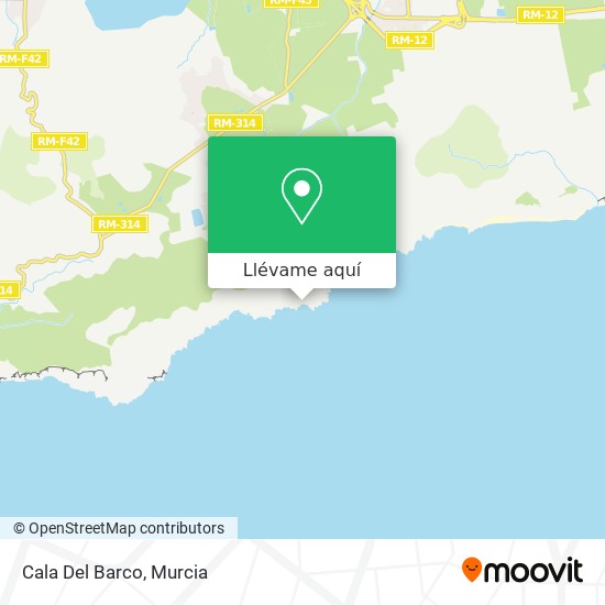 Mapa Cala Del Barco