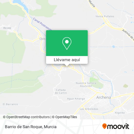 Mapa Barrio de San Roque