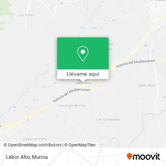 Mapa Lébor Alto