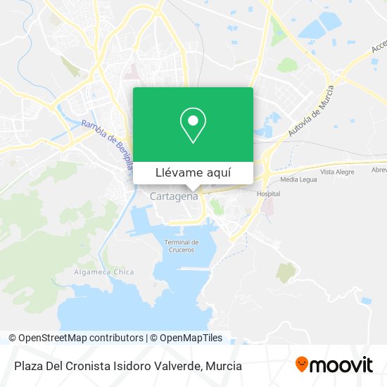 Mapa Plaza Del Cronista Isidoro Valverde