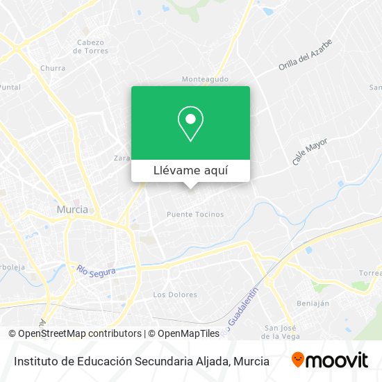 Mapa Instituto de Educación Secundaria Aljada