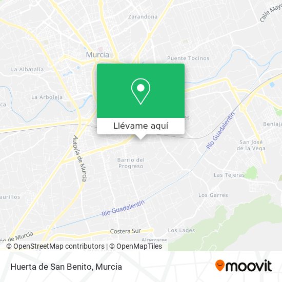 Mapa Huerta de San Benito