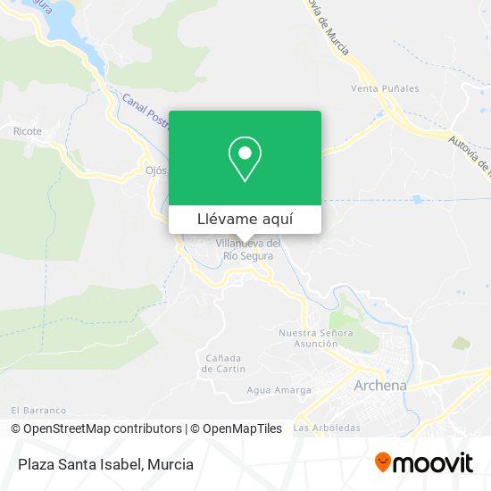 Mapa Plaza Santa Isabel
