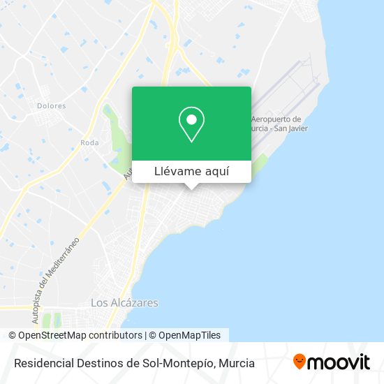 Mapa Residencial Destinos de Sol-Montepío