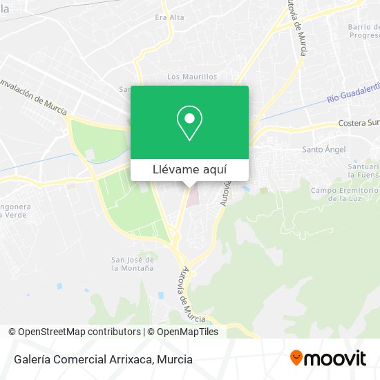 Mapa Galería Comercial Arrixaca