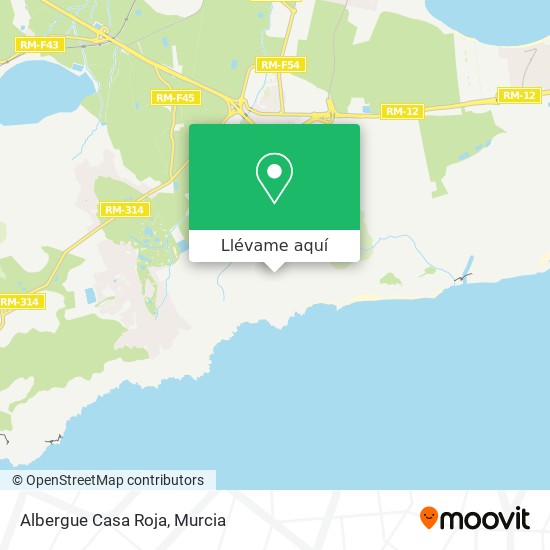 Mapa Albergue Casa Roja