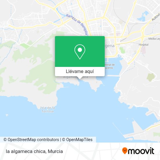 Mapa la algameca chica
