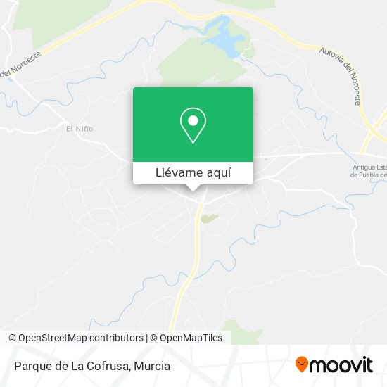Mapa Parque de La Cofrusa